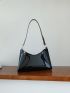 Minimalist Top Handle Baguette Bag