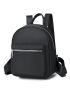 Minimalist Zipper Front Backpack