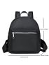 Minimalist Zipper Front Backpack