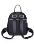 Minimalist Zipper Front Backpack