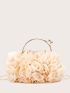 Flower Decor Chain Evening Bag