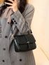 Vintage Design Flap Square Bag