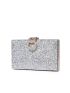 Mini Glitter Detail Chain Box Bag