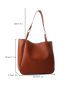 Minimalist Bucket Bag With Inner Pouch