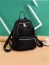 Minimalist Zip Front Functional Backpack