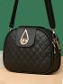 Twist Lock Quilted Dome Bag