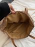 Minimalist Large Capacity Straw Bag