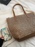 Minimalist Large Capacity Straw Bag