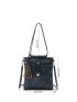 Tassel Detail Pocket Front Detail Square Bag