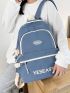 Letter Graphic Classic Backpack