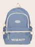 Letter Graphic Classic Backpack