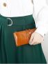 Long Wallet, Women's Large Capacity Coin Purse, Vintage Card Case