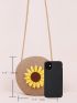 Mini Sunflower Decor Straw Bag