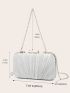 Mini Ruched Decor Chain Box Bag