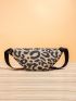 Geometric Graphic Pocket Front Fanny Pack