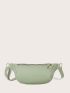 Letter Embossed Fanny Pack