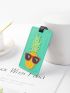 Pineapple Graphic Luggage Tag