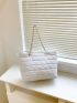 Quilted Chain Tote Bag