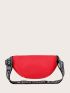 Letter Patch Fanny Pack