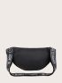 Letter Patch Fanny Pack