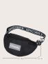 Letter Patch Fanny Pack