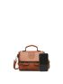 Mini Letter Embossed Buckle Flap Square Bag