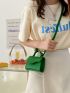 Mini Flap Top Handle Square Bag