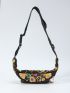 Floral Embroidery Fanny Pack