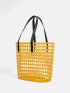 Hollow Out Shoulder Tote Bag