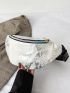 Snakeskin Embossed Fanny Pack