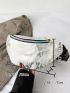 Snakeskin Embossed Fanny Pack