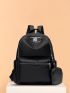 Minimalist Functional Backpack With Purse