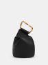 Minimalist Top Handle Bucket Bag