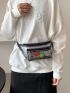 Clear Zipper Front Fanny Pack