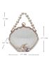 Mini Clear Faux Pearl Decor Dome Bag