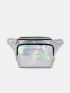 Mini Holographic Metal Decor Fanny Pack