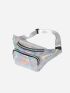 Mini Holographic Metal Decor Fanny Pack