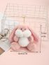 Fluffy Rabbit Design Bag Charm