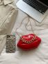 Lip Shape Chain Novelty Bag