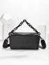 Minimalist Flap Chain Square Bag