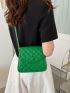 Mini Minimalist Quilted Flap Square Bag