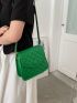 Mini Minimalist Quilted Flap Square Bag