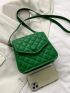 Mini Minimalist Quilted Flap Square Bag