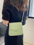 Mini Minimalist Quilted Flap Square Bag