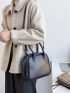 Minimalist Double Handle Square Bag