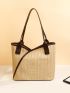 Minimalist Straw Bag