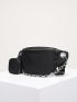 Minimalist Chain Waist Bag With Small Pouch