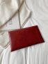 Minimalist Flap Clutch Bag