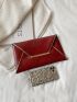 Minimalist Flap Clutch Bag