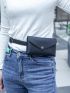 Mini Minimalist Flap Belt Bag